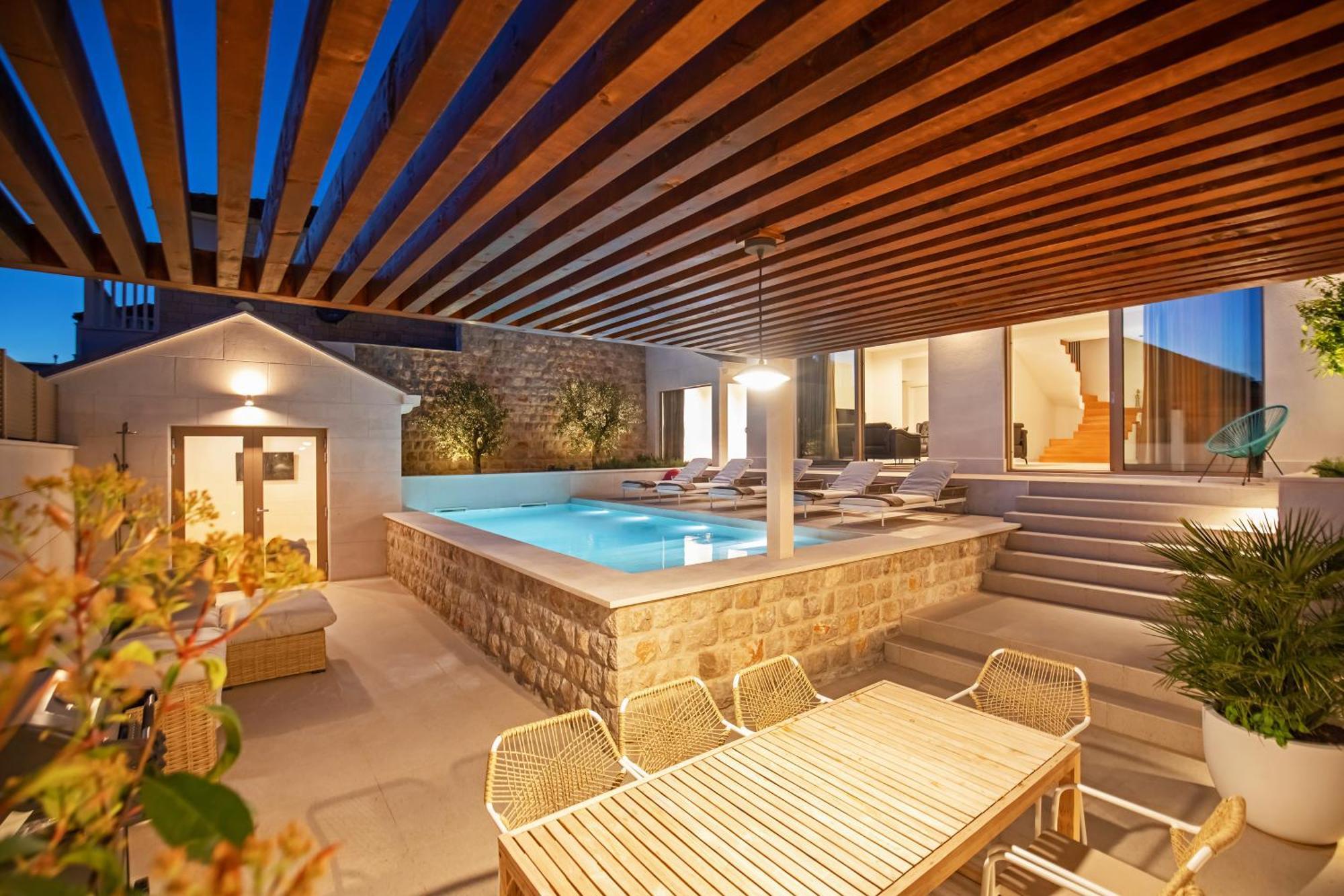 Brand New Villa Carmelita Exclusive With Free Smart Car ดูบรอฟนิก ภายนอก รูปภาพ